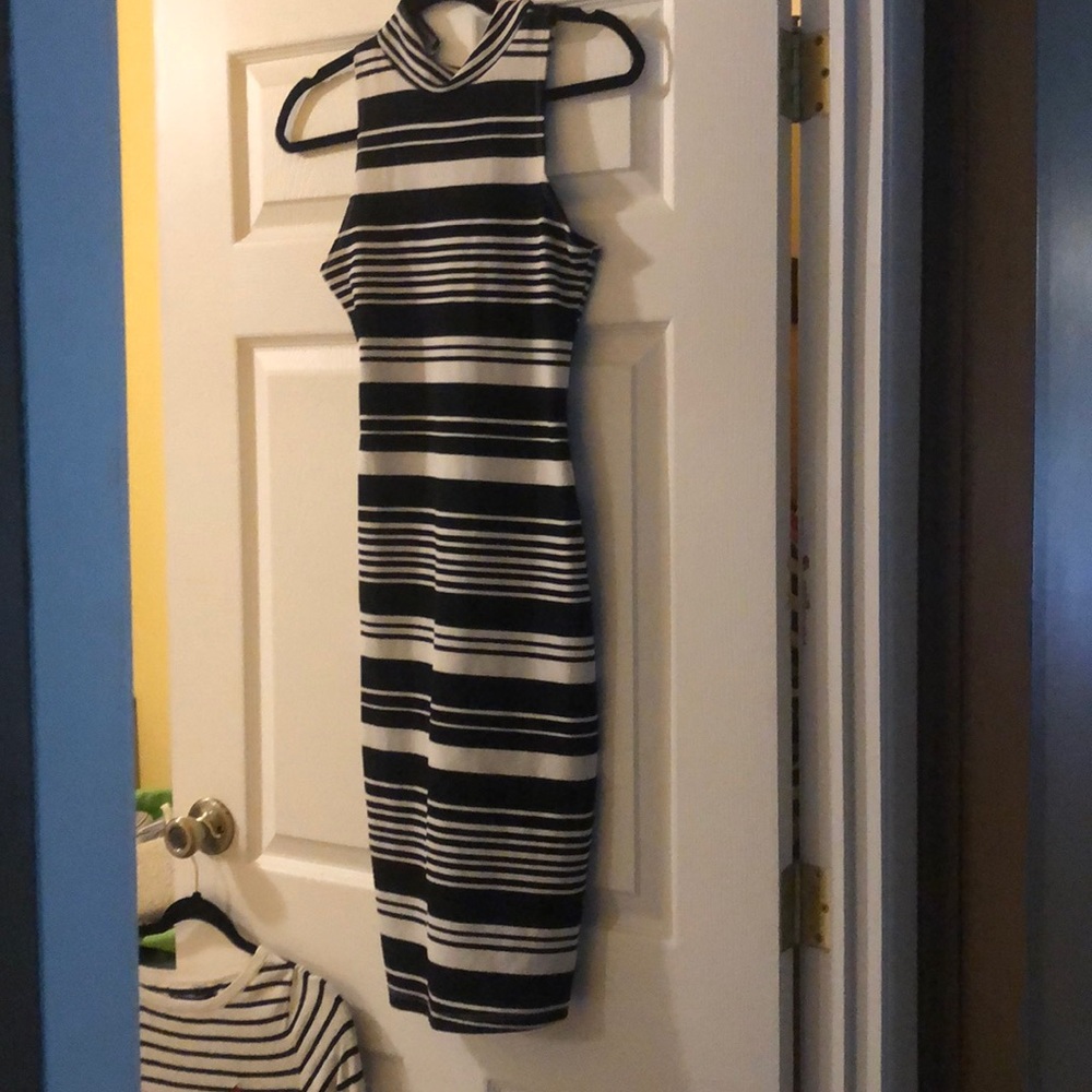 Black and white dress light summer